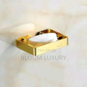 Glossy Gold Soap Dish