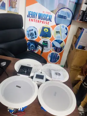 Complete Setup Ceiling Speakers With in Wall Amplifier