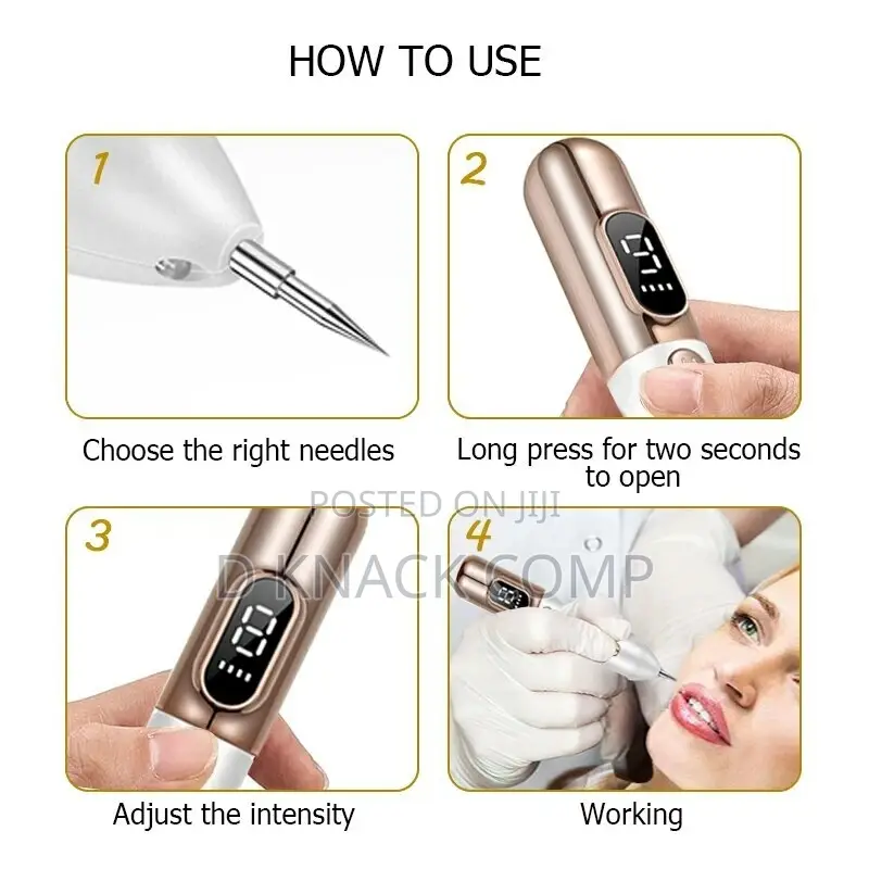 Rechargeable Plasma Laser for Removing Moles, Blackheads