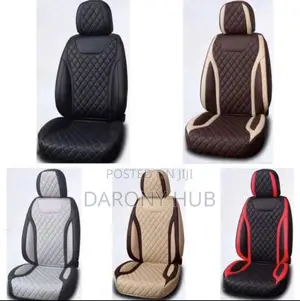 Executive Drafted Full Coverage Leather Seatcover-Ash/Brown