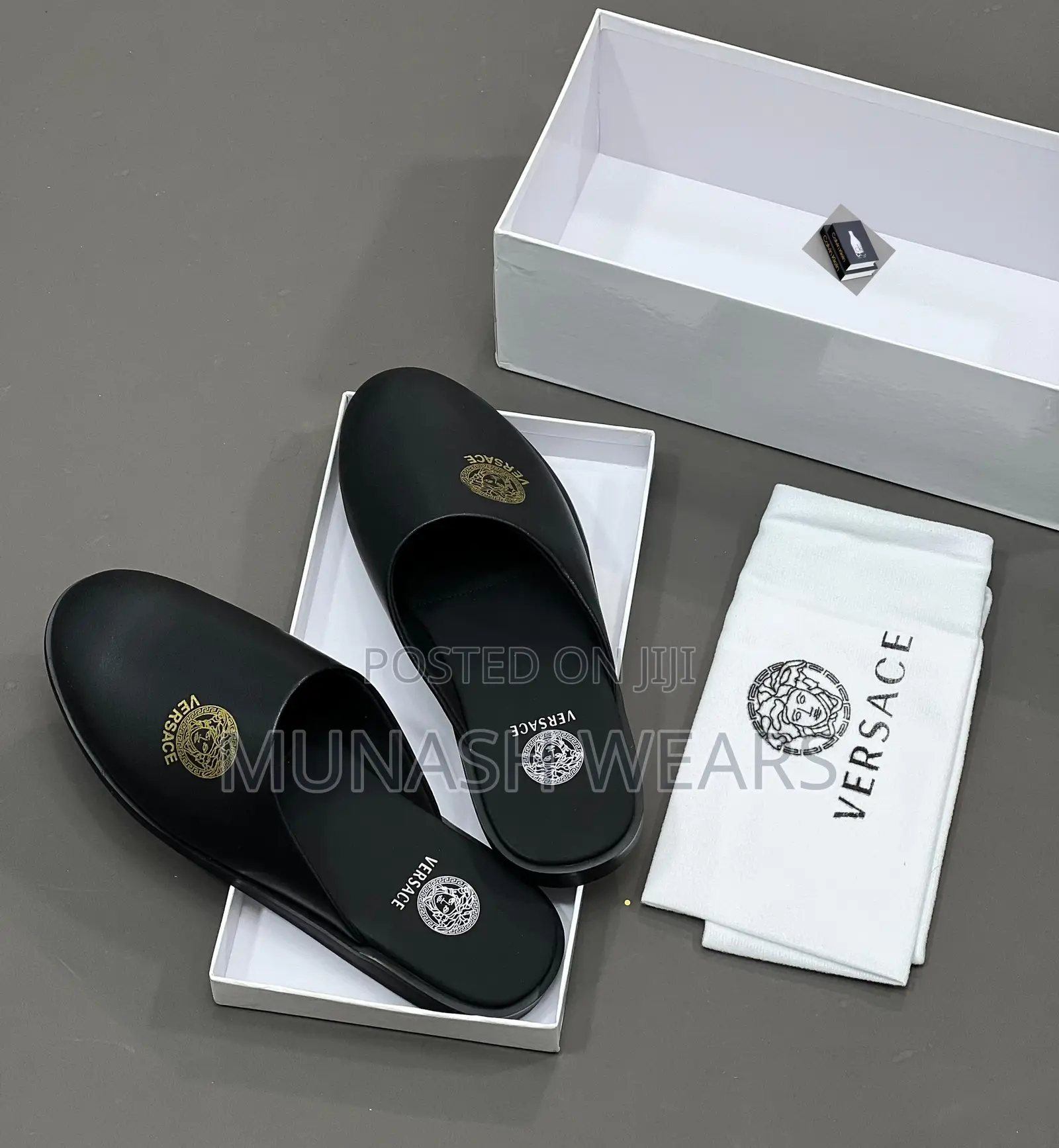 Versace Leather Half Shoe