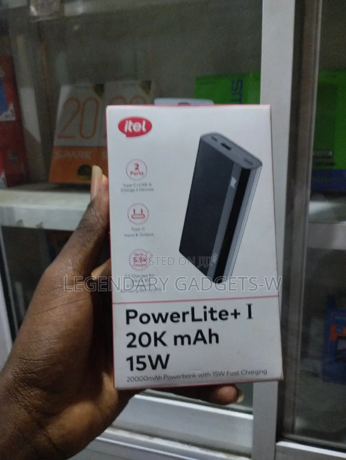 Itel Power Lite+ 2,000mah 15W