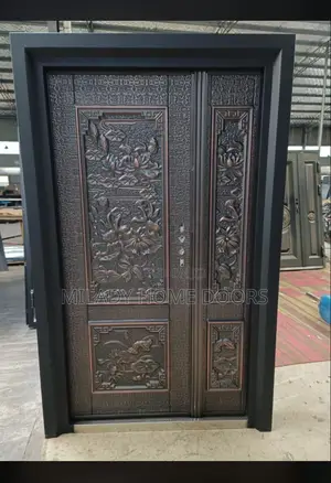 4ft Copper Security Steel Door Ao6