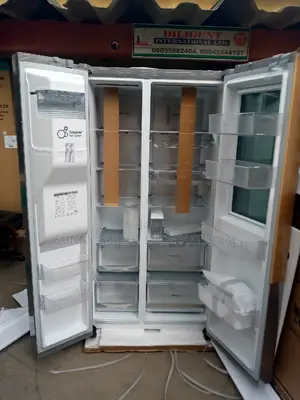 L G Side by Side Fridge Knock Twice and See Inside