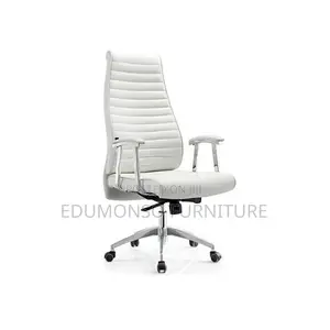 A Set of Office Table With Office Executive Chair