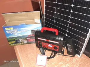 300w Solar Generator With Inbuilt Lithium Battery
