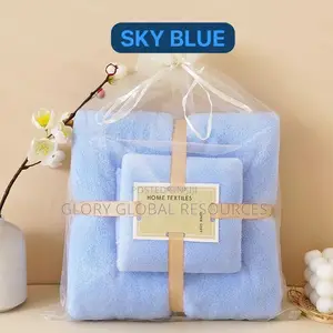 2in1 Home Textiles Super Absorbent Soft Fluffy Towel (The Be