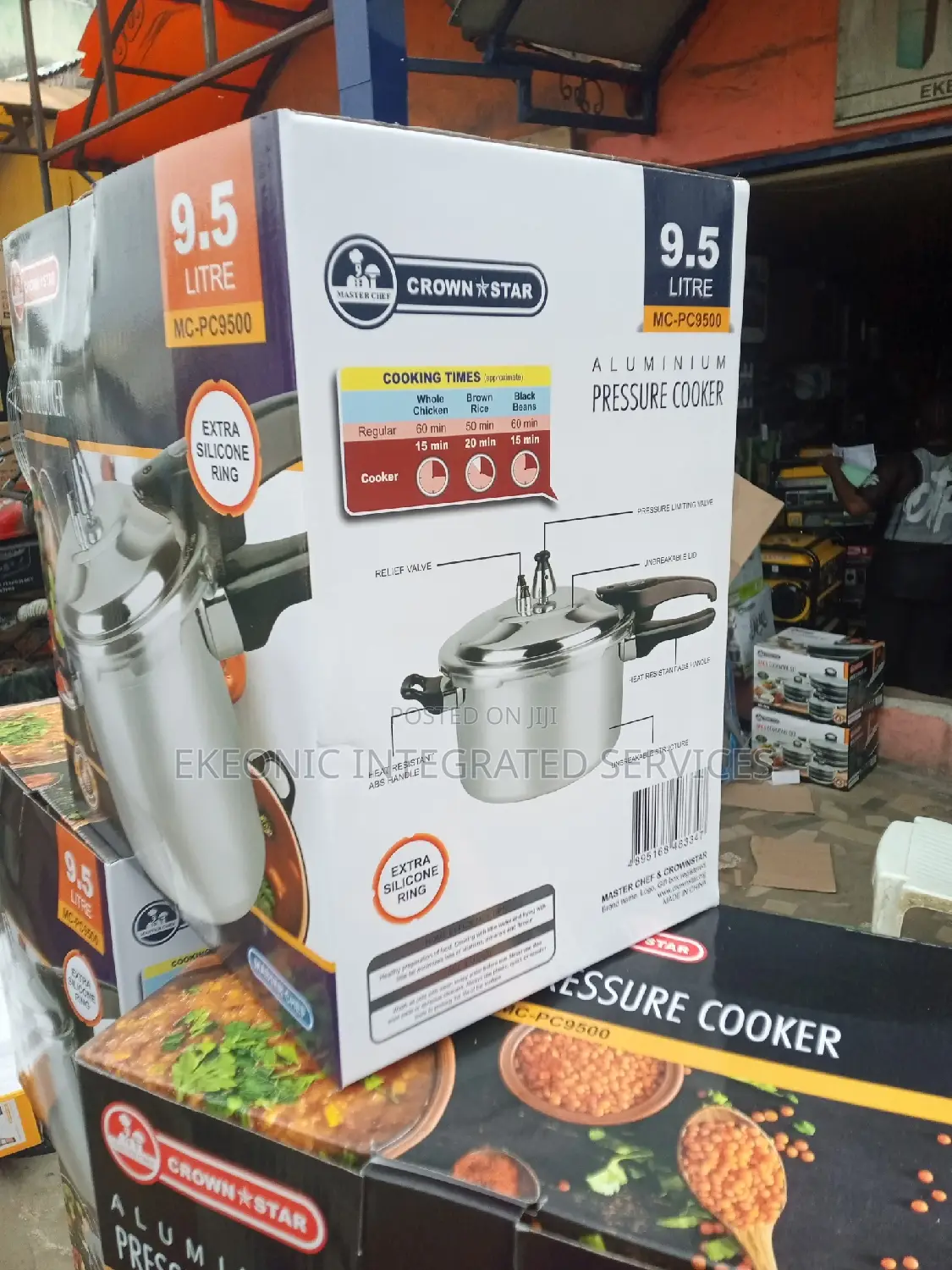 Aluminum Pressure Cooker 9.5 Litre