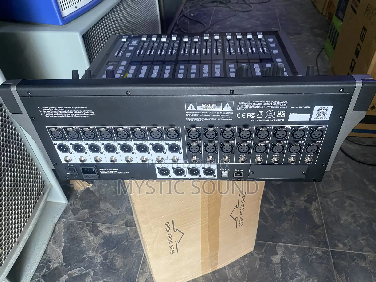 24channels Screen Touch-Sensor Digital Mixer