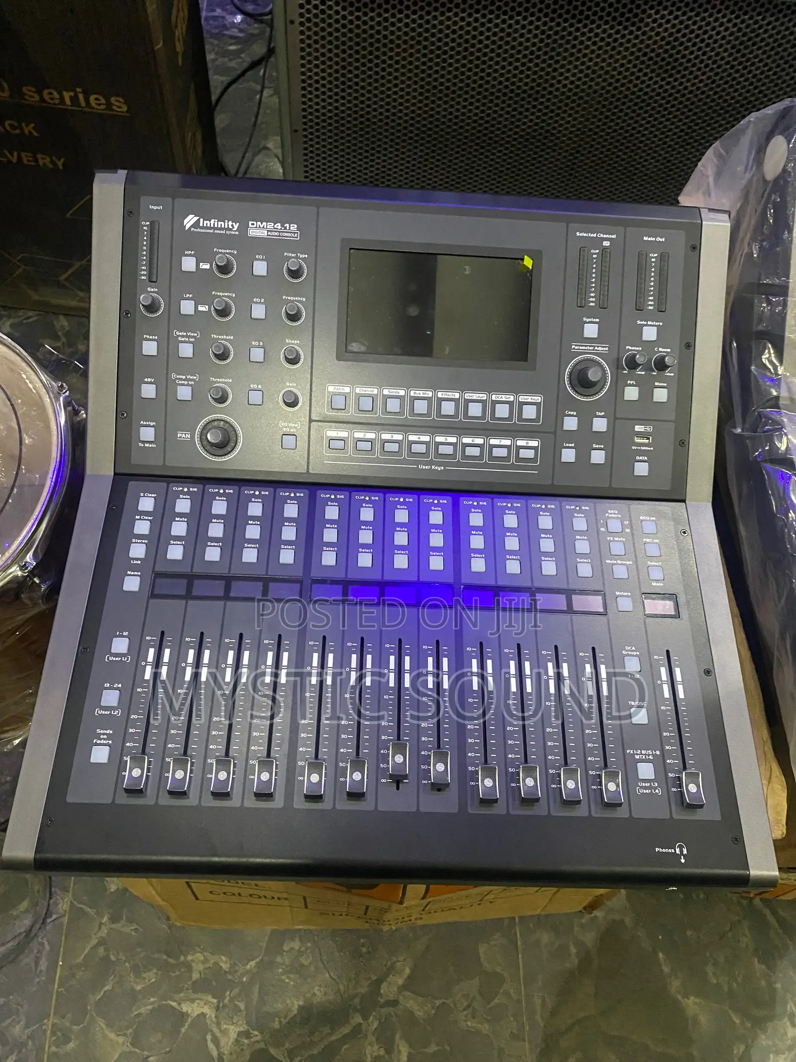 24channels Screen Touch-Sensor Digital Mixer