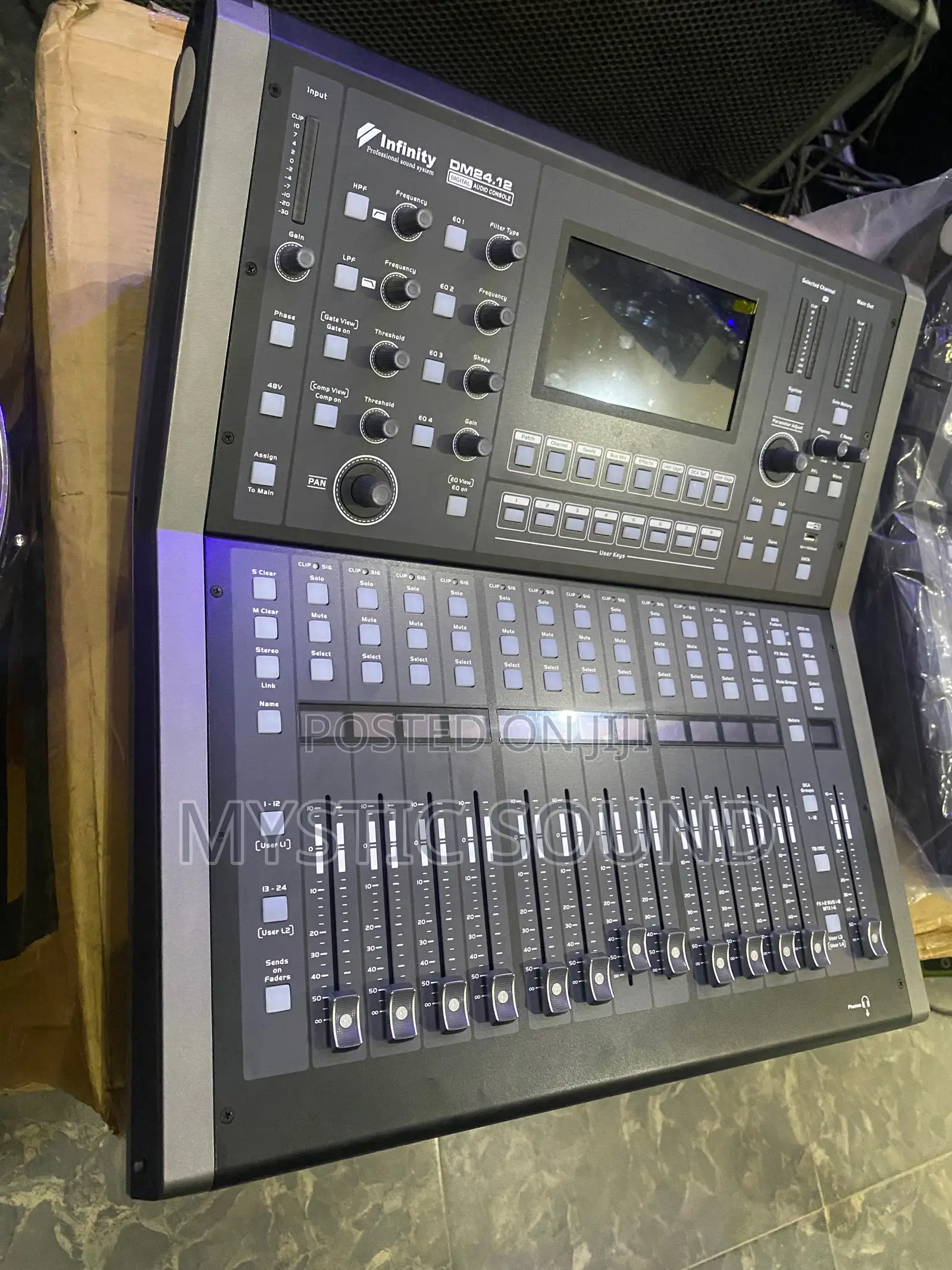 24channels Screen Touch-Sensor Digital Mixer