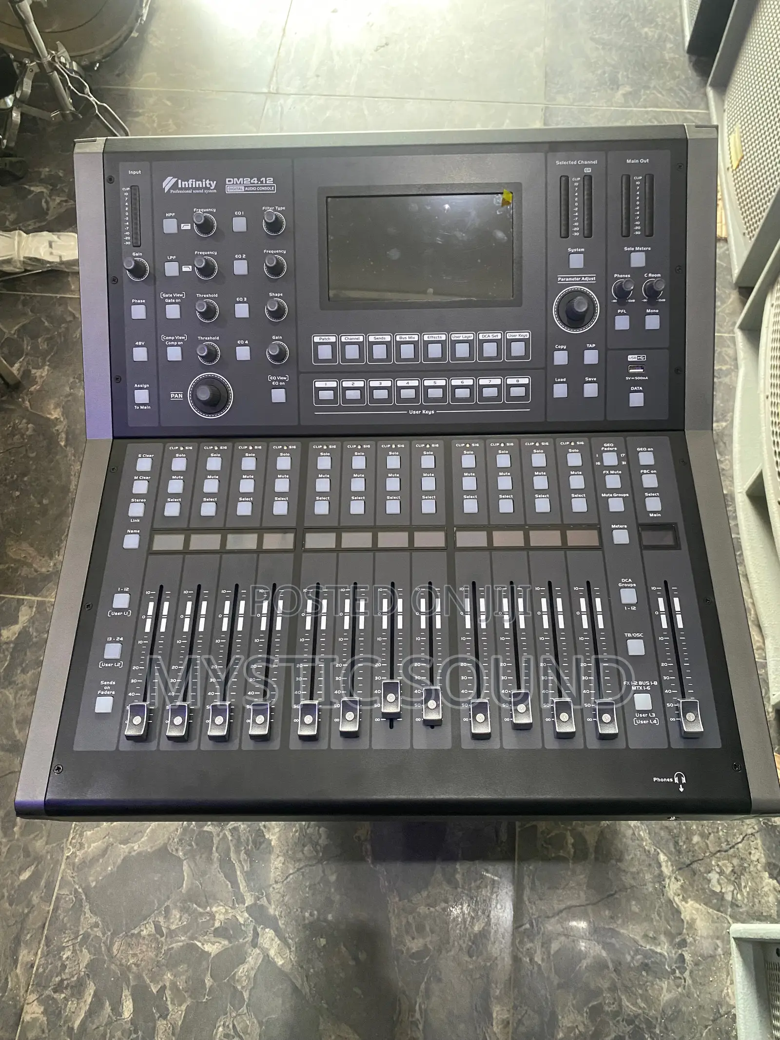 24channels Screen Touch-Sensor Digital Mixer
