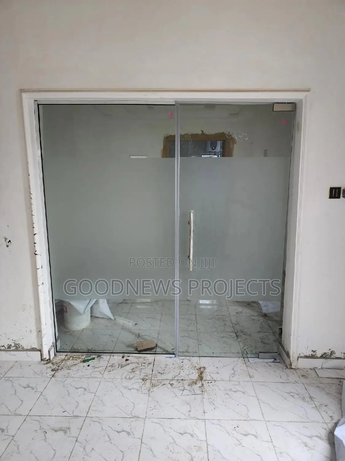 Wardrobe/Closet Glass Door With Fixed