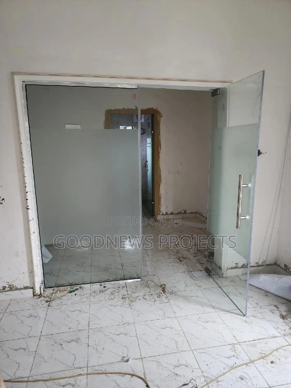 Wardrobe/Closet Glass Door With Fixed