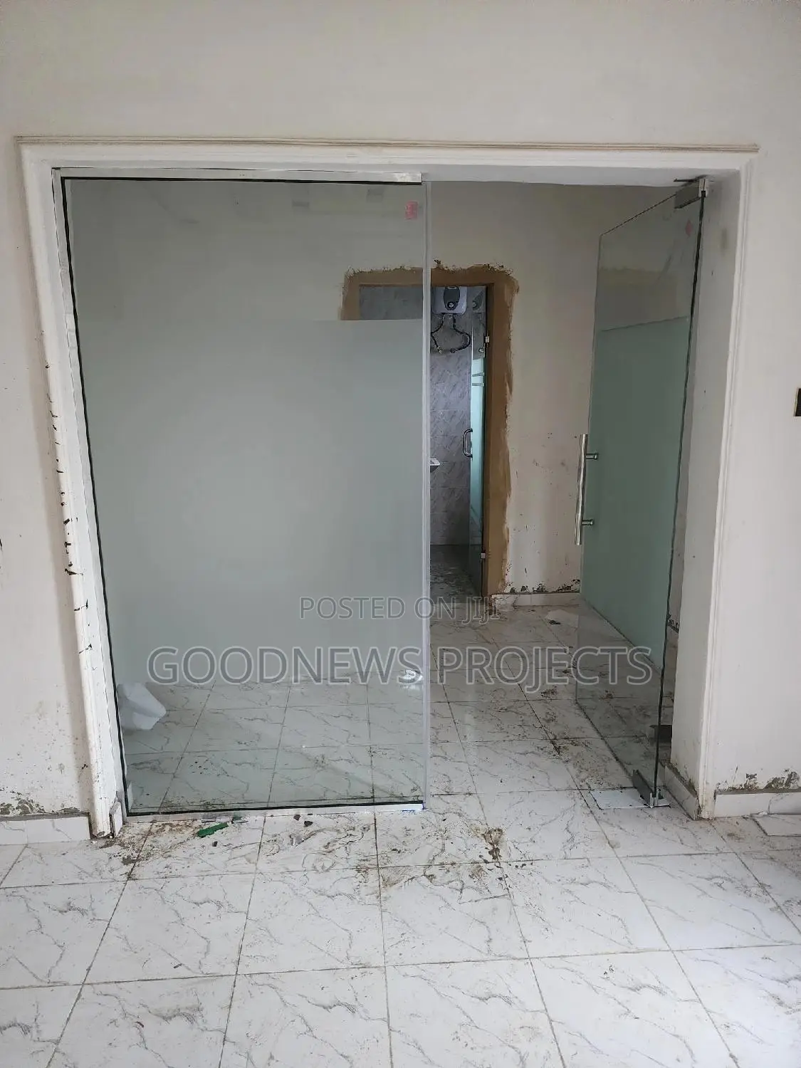 Wardrobe/Closet Glass Door With Fixed