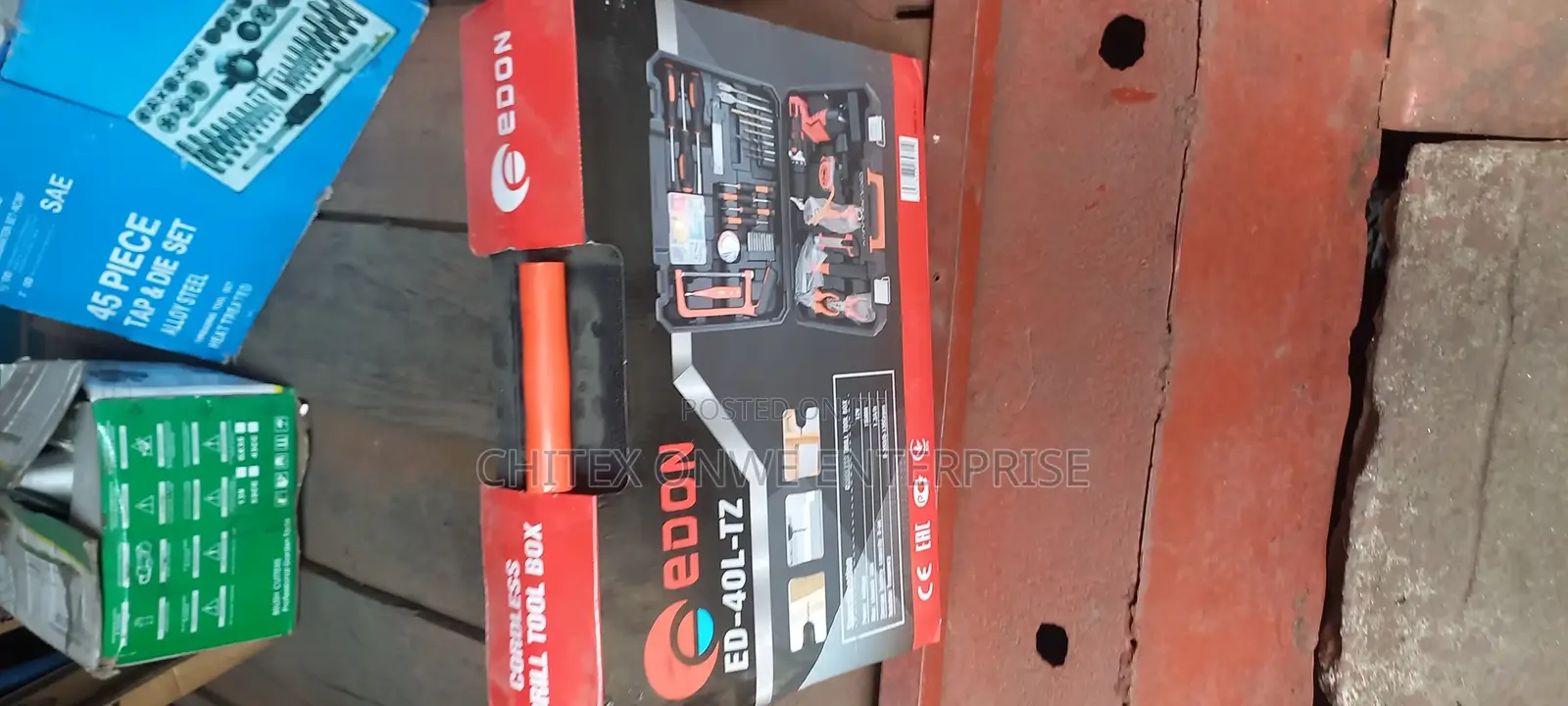 Set of Hand Tools With Machine