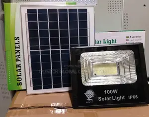 100 W Solar Flood Light With Durable Panel