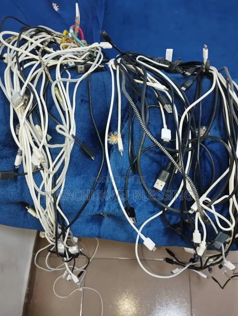American Used iPhone and Type C Cables