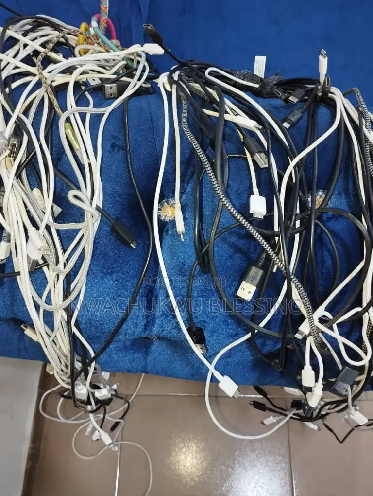 American Used iPhone and Type C Cables