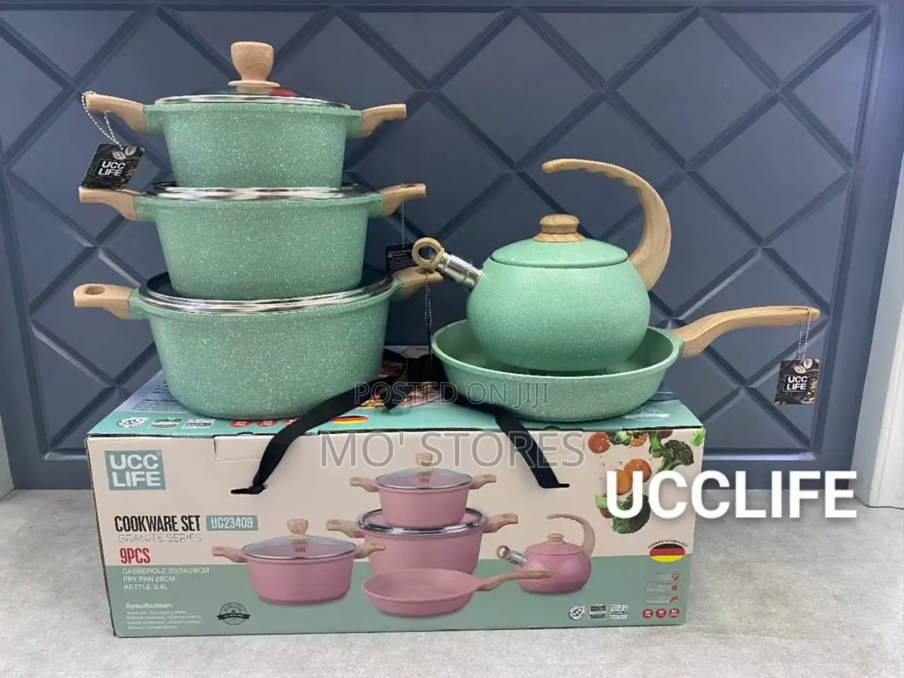 9pieces UCCLIFE Cookware Set