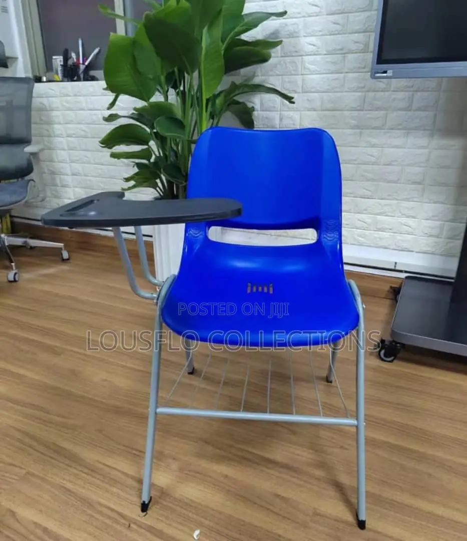 Students Studying Chair With Writing Pad