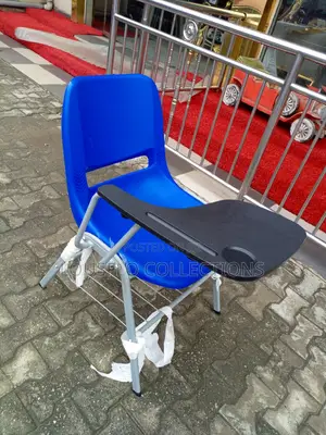 Students Studying Chair With Writing Pad