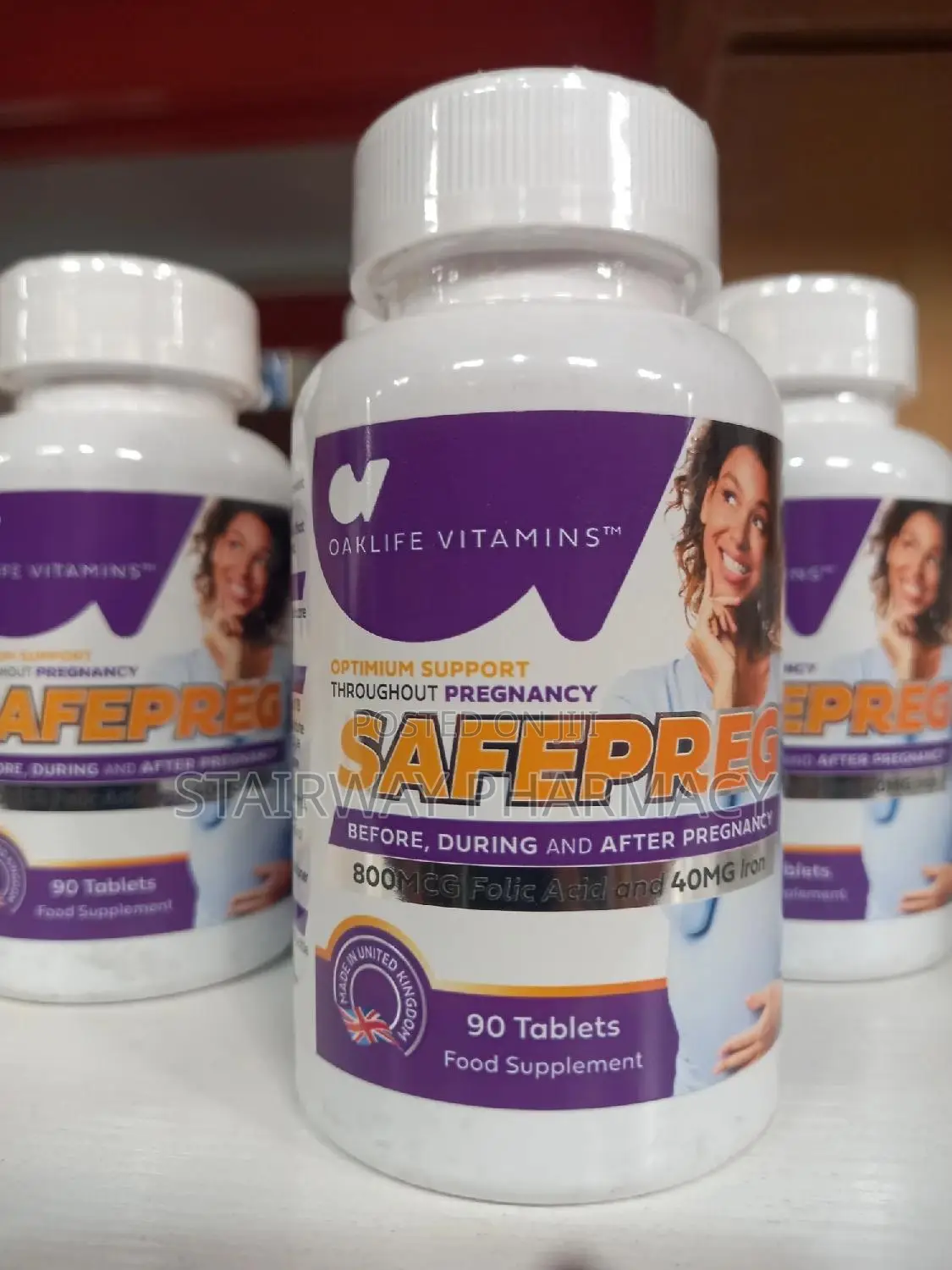 Safepreg Pregnancy Multivitamin Caps X 90