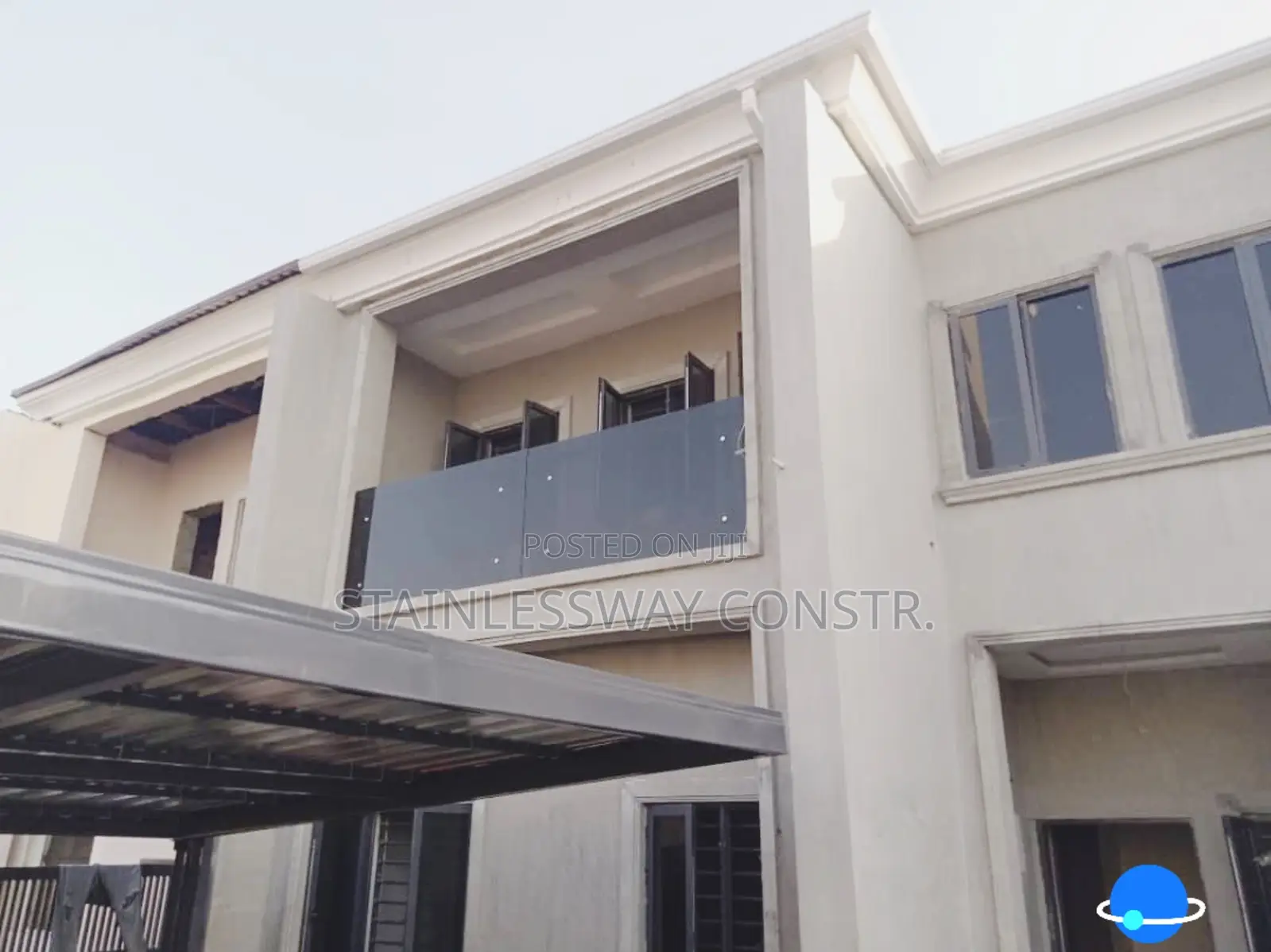 Dark Glass Mini Balcony Railing