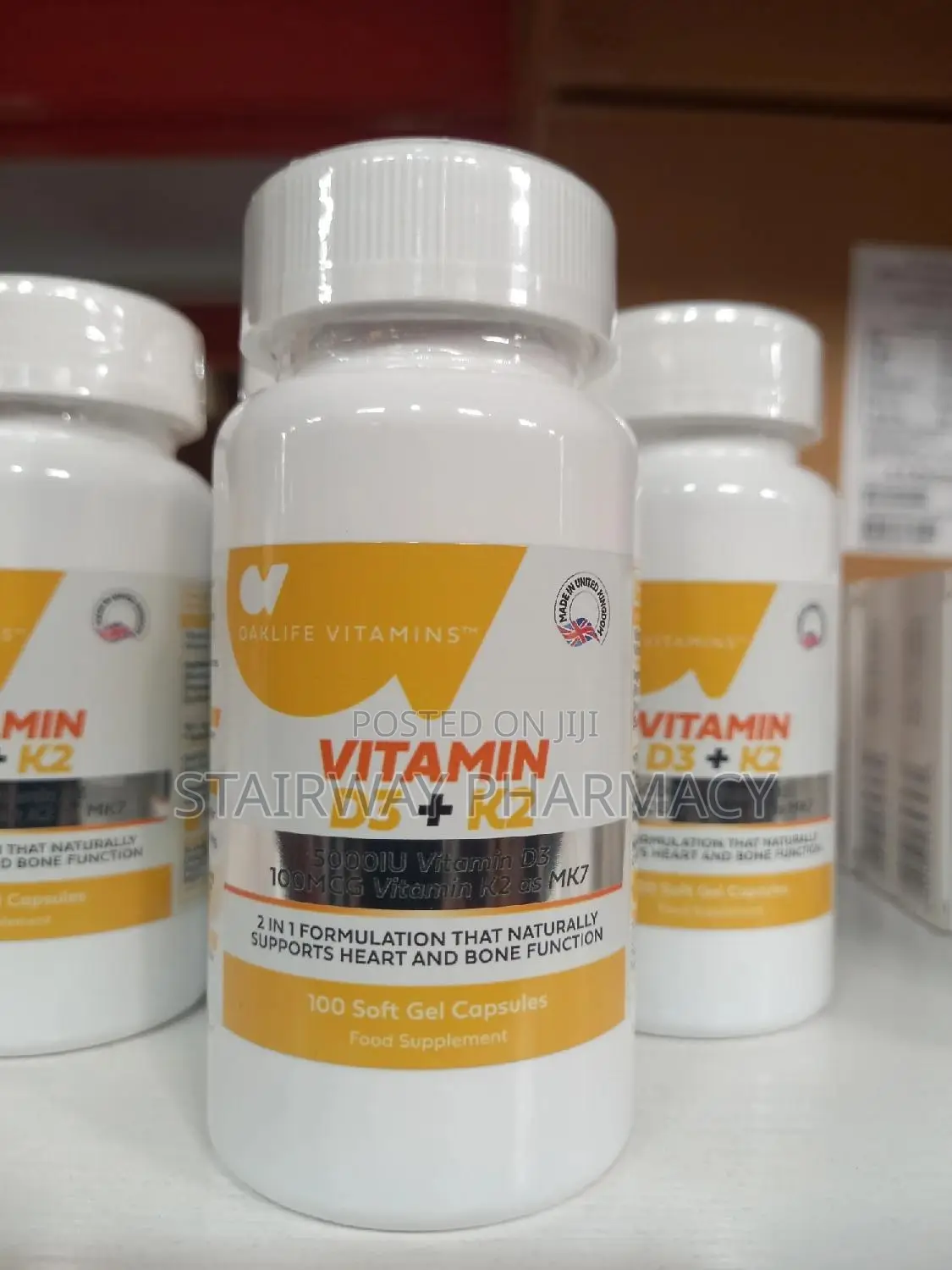 Oaklife Vitamin D3 and Softgels