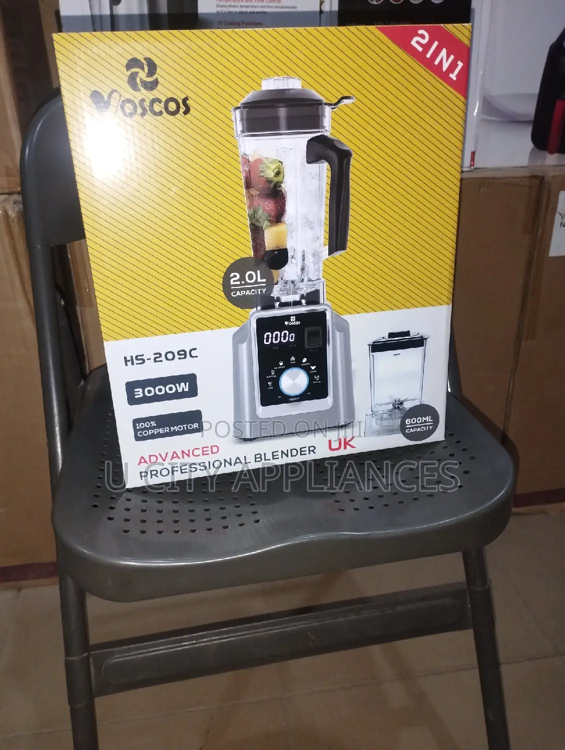 2 in 1 Voscos Commercial Blender