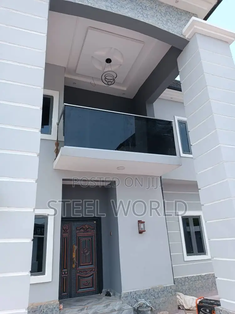 Elegant Grey Frameless Glass