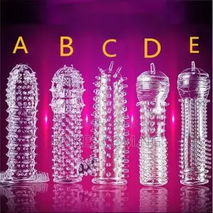 Photo - 5 in 1 Thorn-Dotted Cum Delay High Ecstasy Reusable Condoms