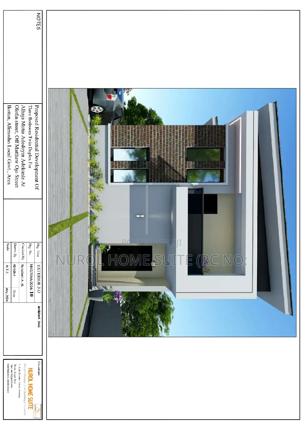 Architecture Construction Working Drawing and Visualization