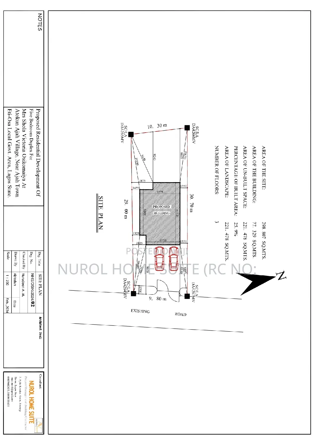 Detailed Architectural Working Drawing