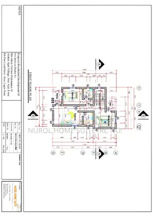 Detailed Architectural Working Drawing