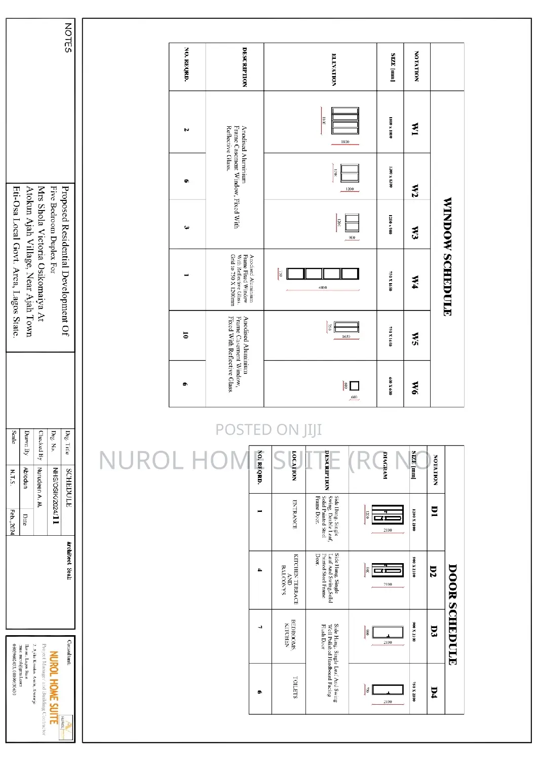 Detailed Architectural Working Drawing