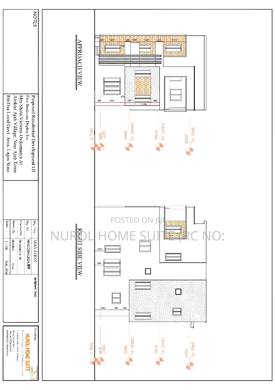 Detailed Architectural Working Drawing