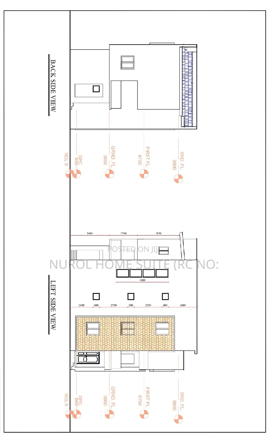 Detailed Architectural Working Drawing