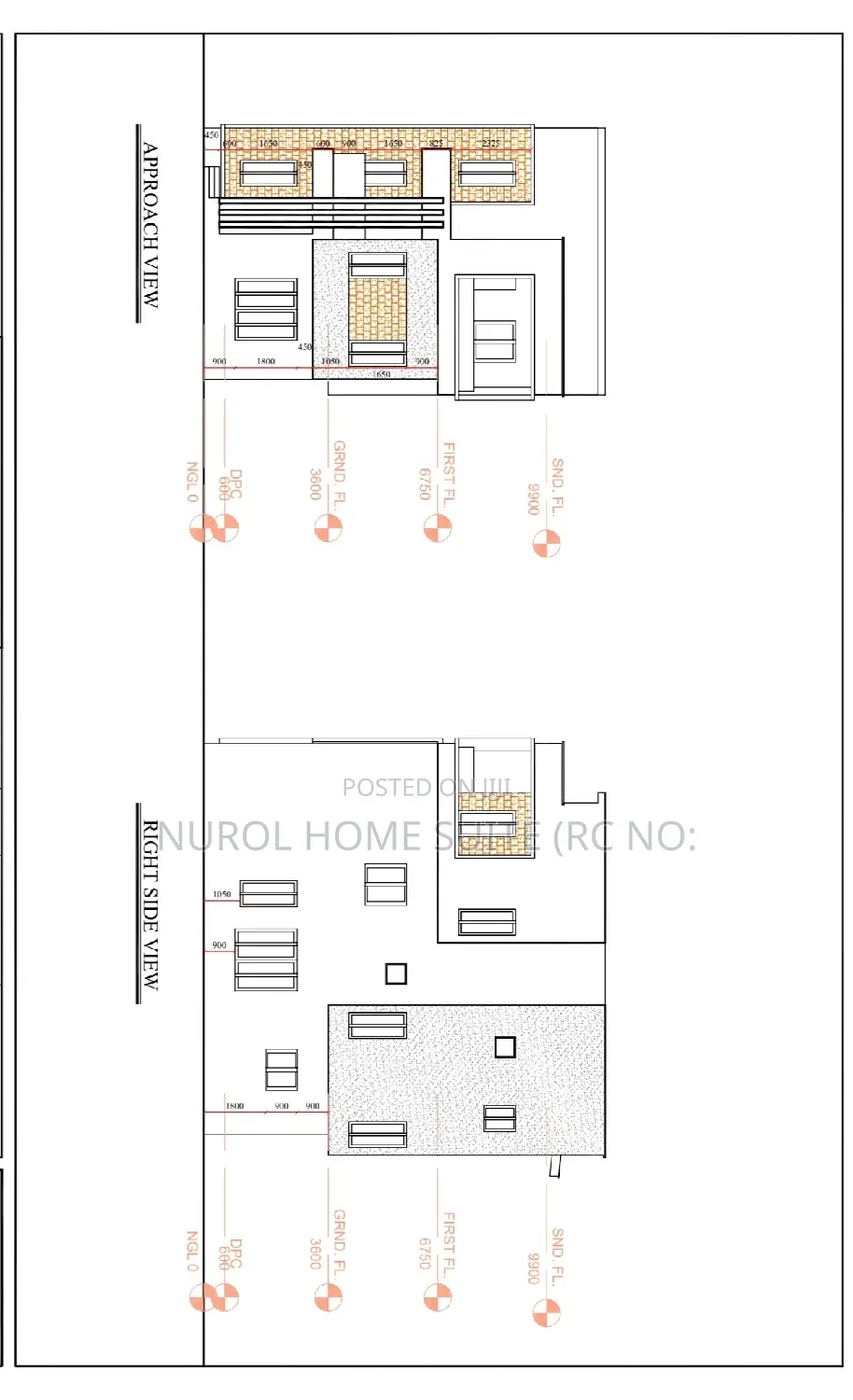 Detailed Architectural Working Drawing