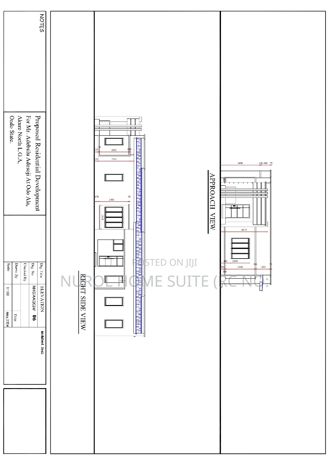 Architectural Detailed Working Drawing