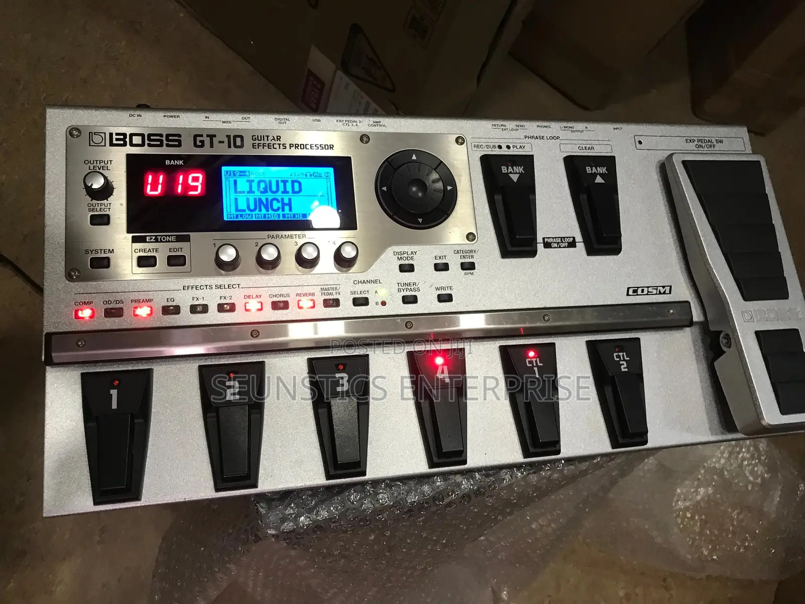 Boss Gt 10 Guitar Effects Processor