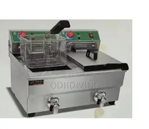 Photo - Commercial Electric Double Deep Fryer 20L