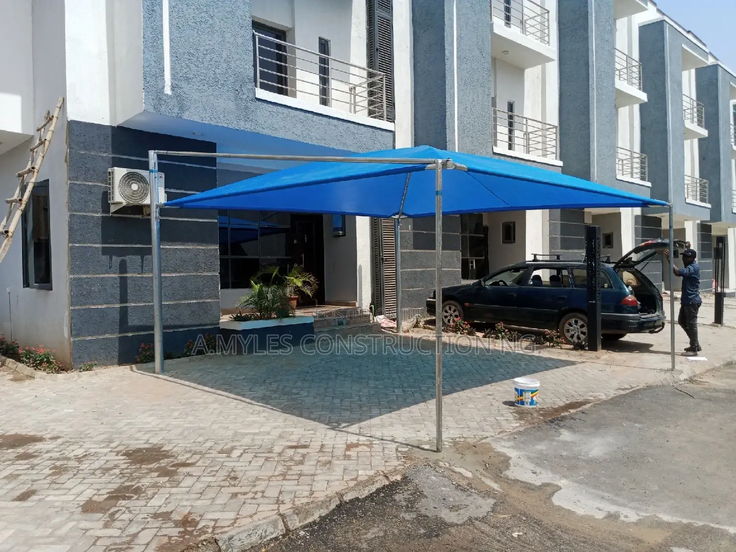 Blue Design #Carport