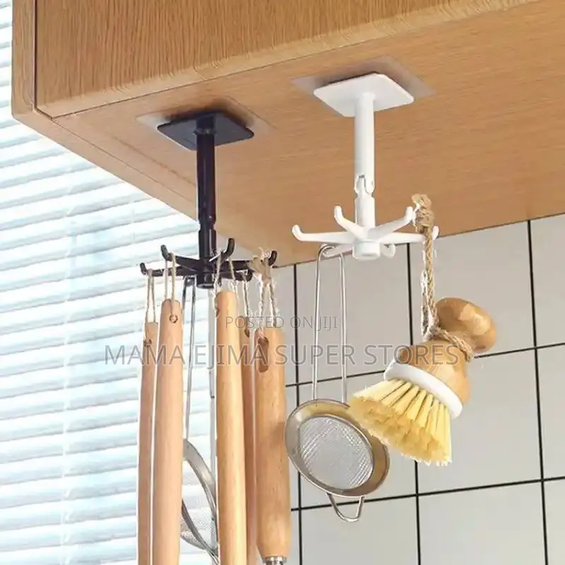 Kitchen Hook Multi-Purpose Hooks 360 Degrees Rotated Rotatab
