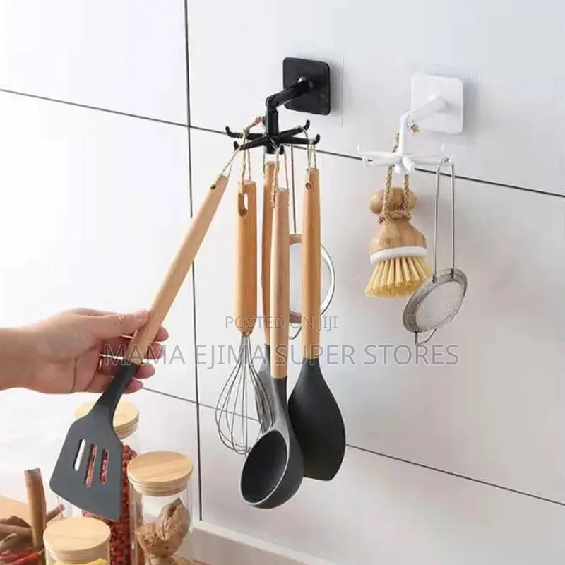 Kitchen Hook Multi-Purpose Hooks 360 Degrees Rotated Rotatab