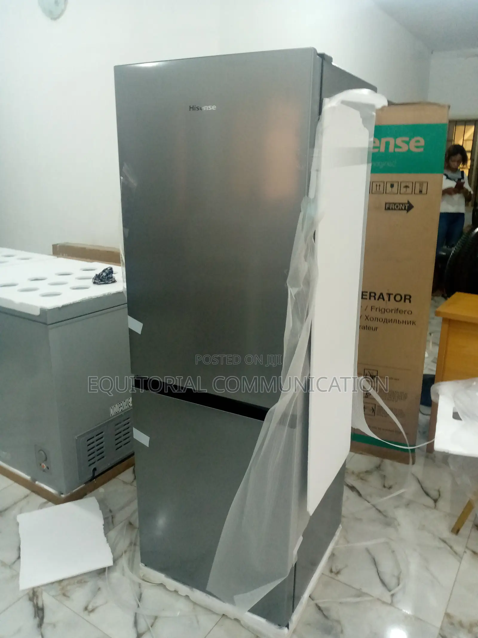Best Hisense Double Door Refrigerator (Silver)