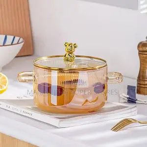 Borosilicate Bear Cooking Pot