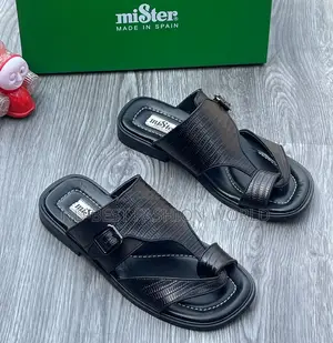 Pure Leather Mister Slippers