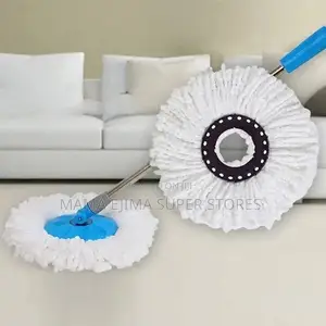 Rotating Mop Replacement Cloth Spin for Wash Floor Squeeze