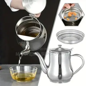 Filter Oil Pot Stainless Steel Household Leak-Proof Wine Po
